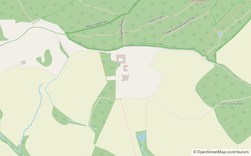 Ruperra Castle location map