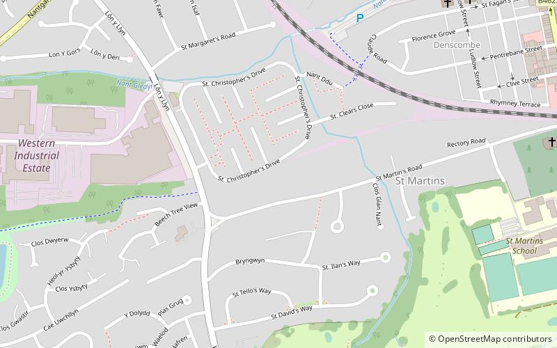 Caerphilly Golf Club location map