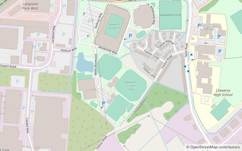 Newport International Sports Village location map