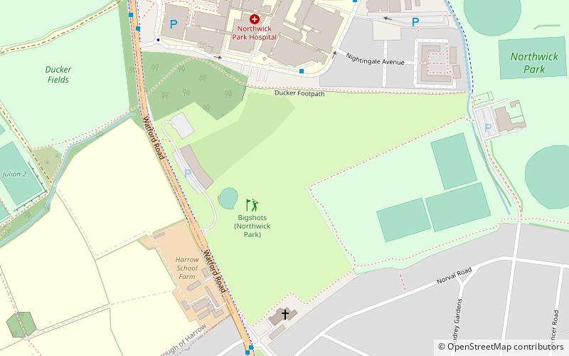 Playgolf London location map