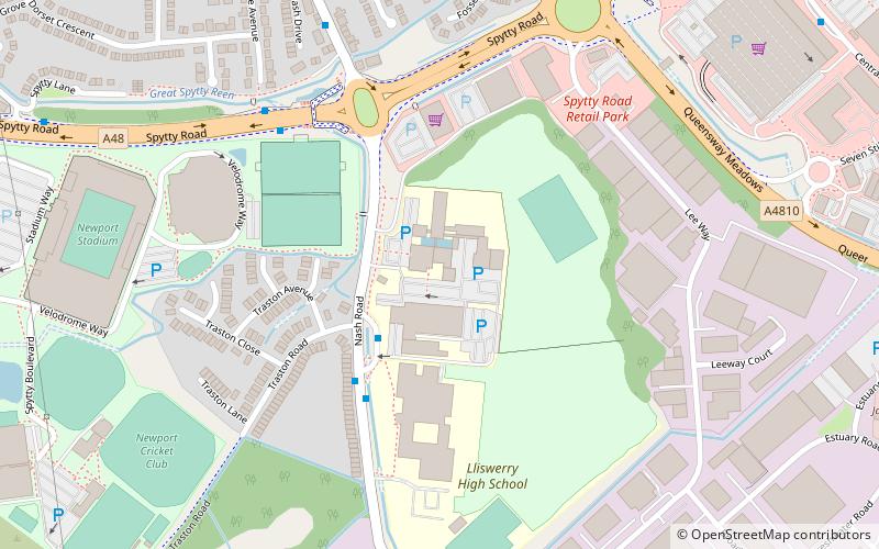 Coleg Gwent location map