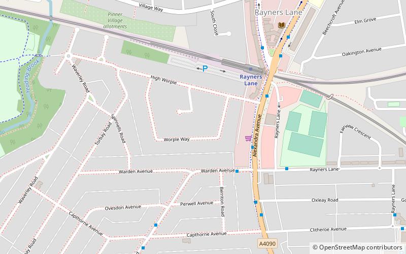 Rayners Lane location map