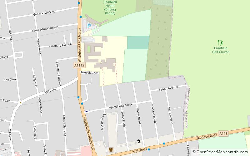 Chadwell Heath location map