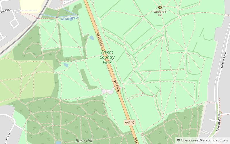 fryent country park londyn location map