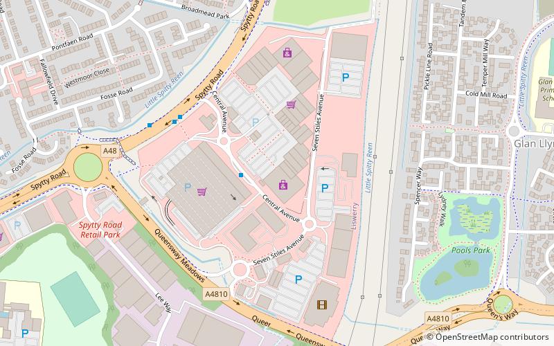 Newport Retail Park location map