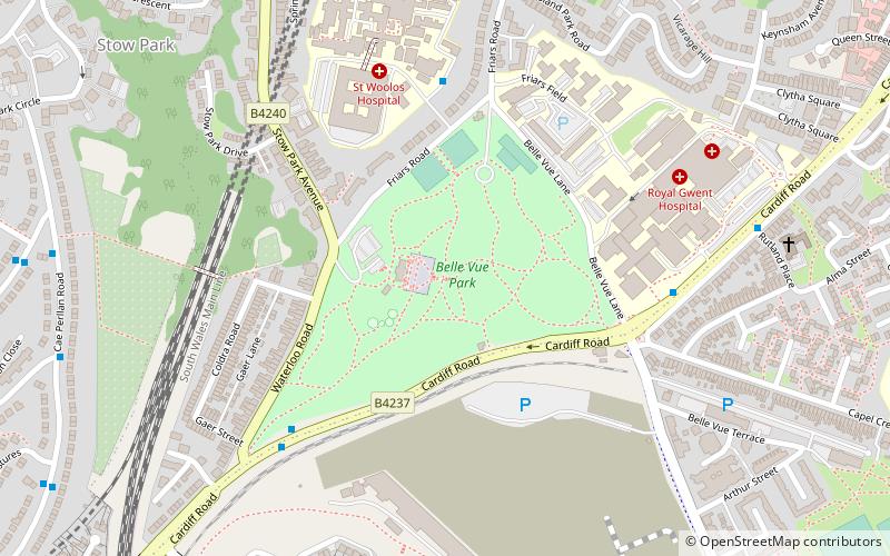 Belle Vue Park location map