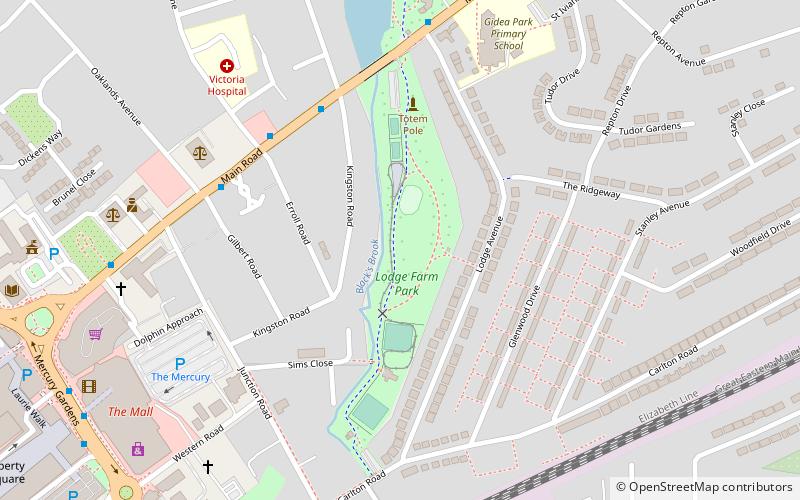 Lodge Farm Park location map