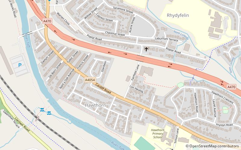 Hawthorn Greyhound Track location map