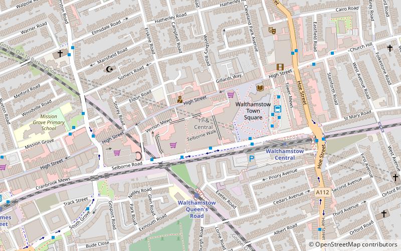 The Mall Walthamstow location map