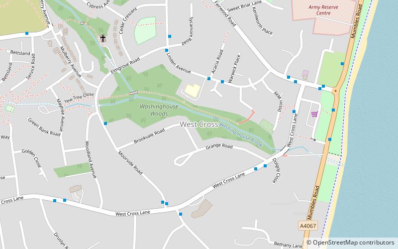 west cross swansea location map