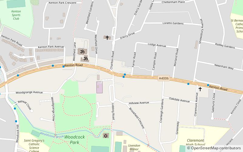 kenton road borehamwood location map