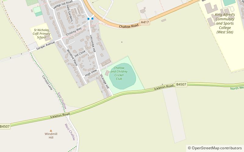 Vicarage Hill location map