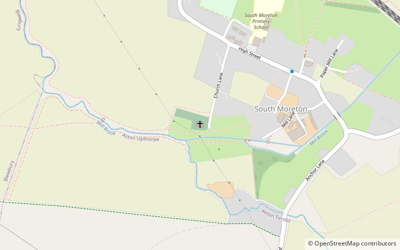 South Moreton Church location map