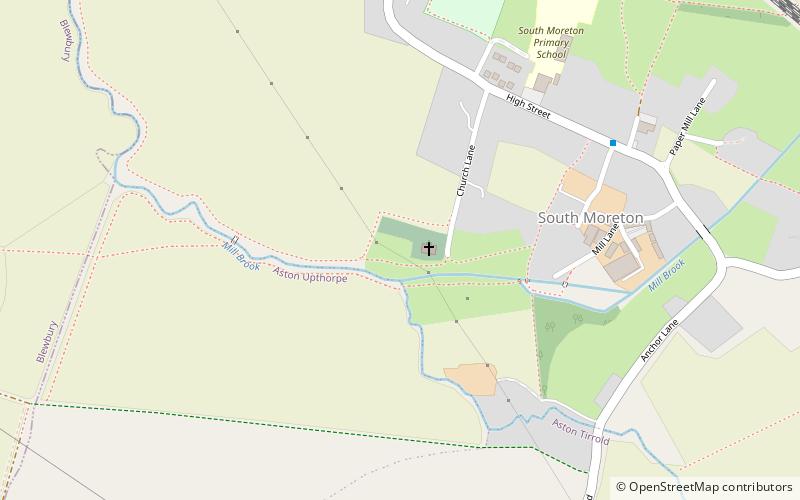 South Moreton Castle location map