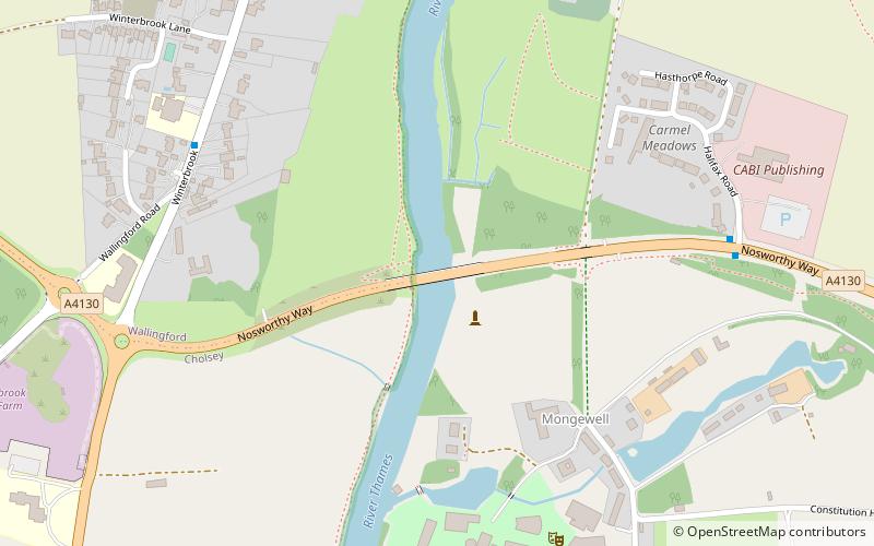 Winterbrook Bridge location map