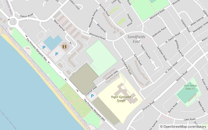 lido ground port talbot location map