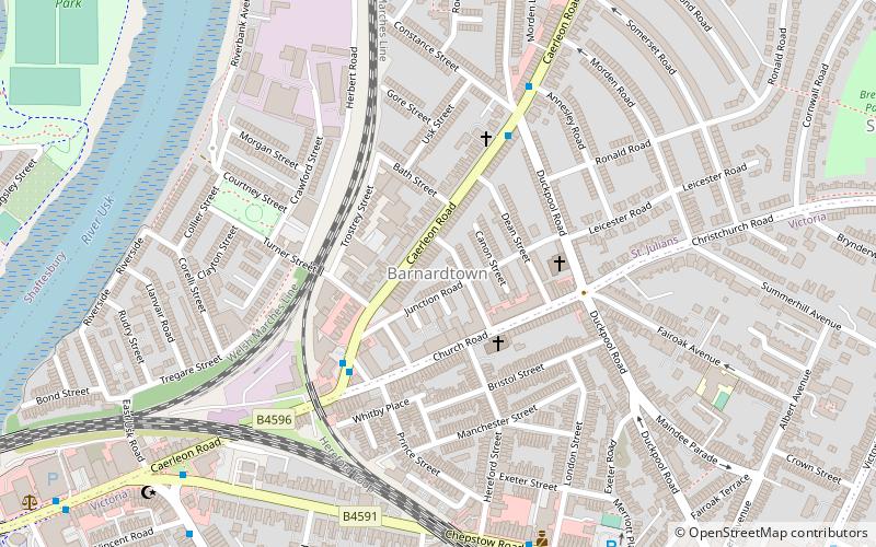 barnardtown newport location map