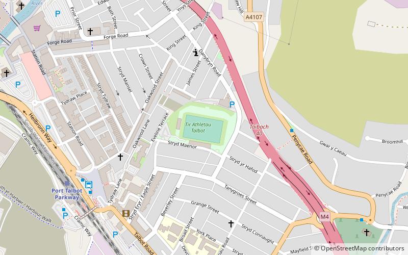 Talbot Athletic Ground location map