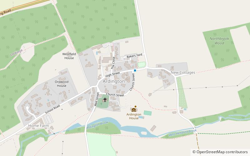 ardington and lockinge wantage location map