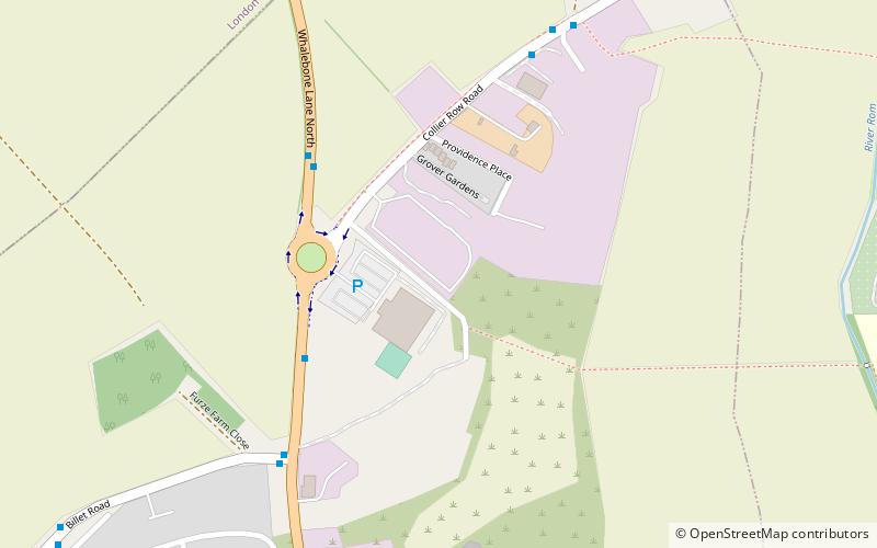 marks gate romford location map