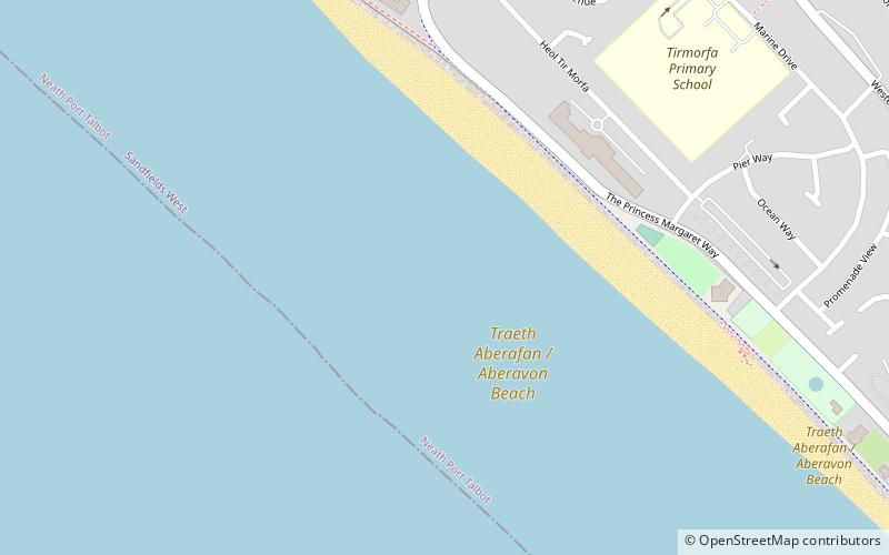 Aberavon Beach location map