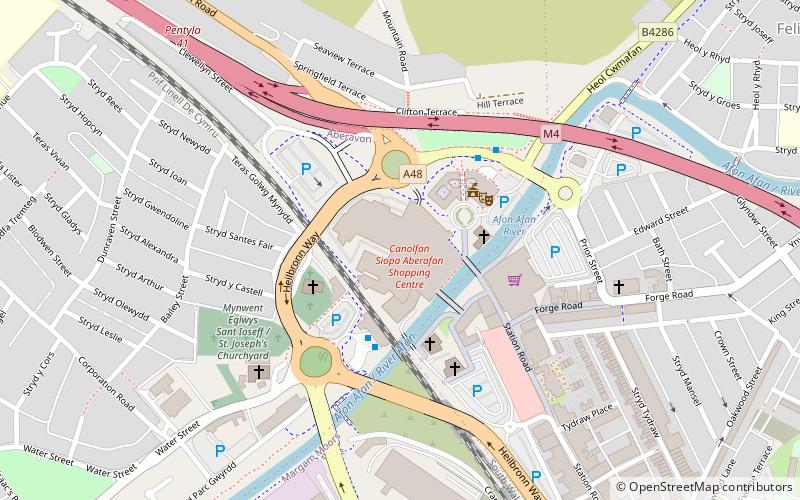 aberafan shopping centre port talbot location map