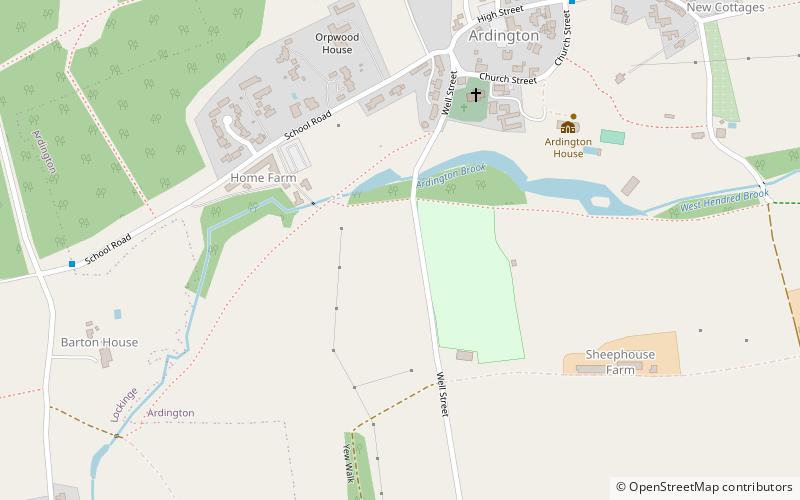 Lockinge Estate location map