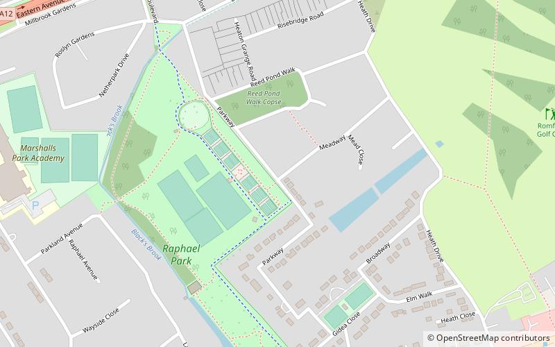 romford garden suburb location map
