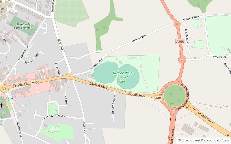 wilton park estate beaconsfield location map