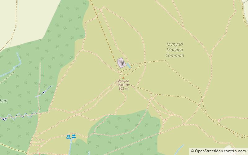 Mynydd Machen location map