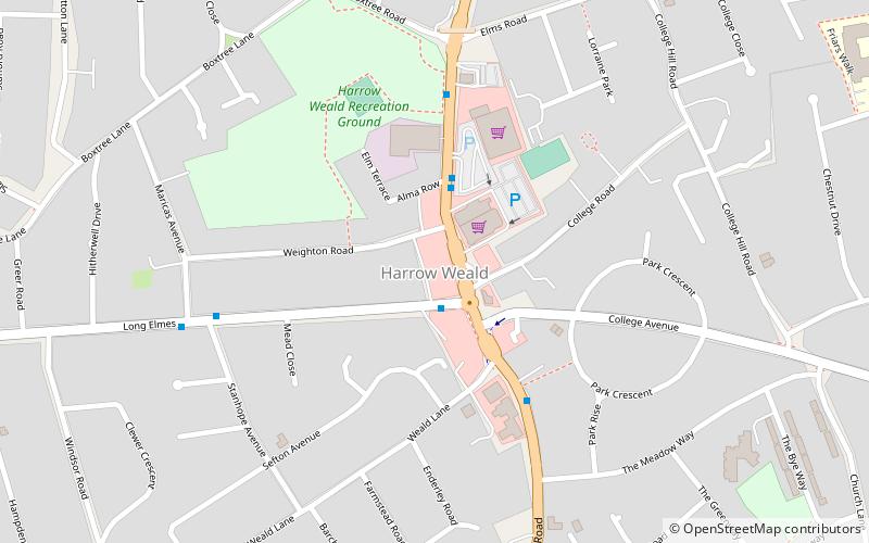 Harrow Weald location map