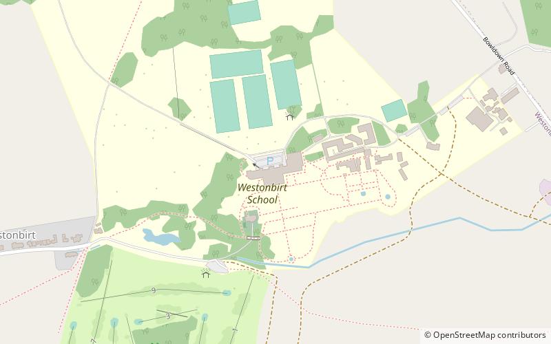 Westonbirt House location map