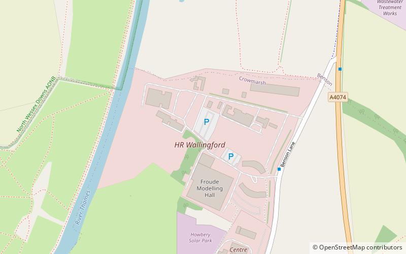 Howbery Park location map