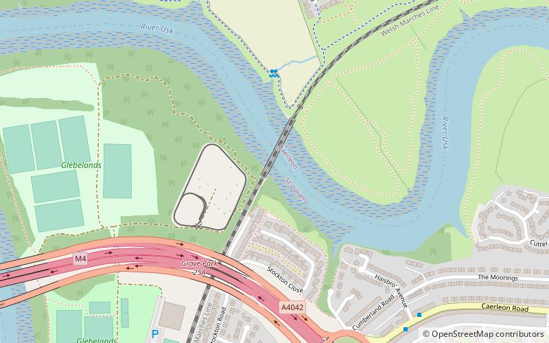 St. Julian's railway bridge location map