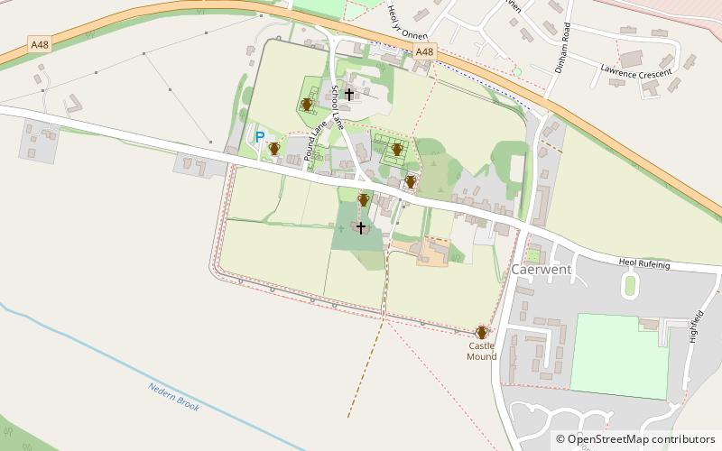 Church of St Stephen and St Tathan location map