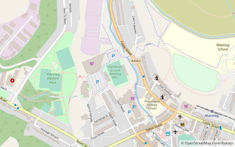 Llynfi Road location map