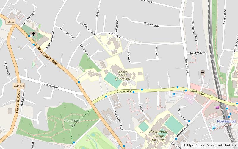 london school of theology londyn location map