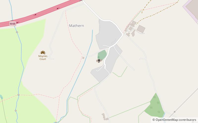 St Tewdric's Church location map