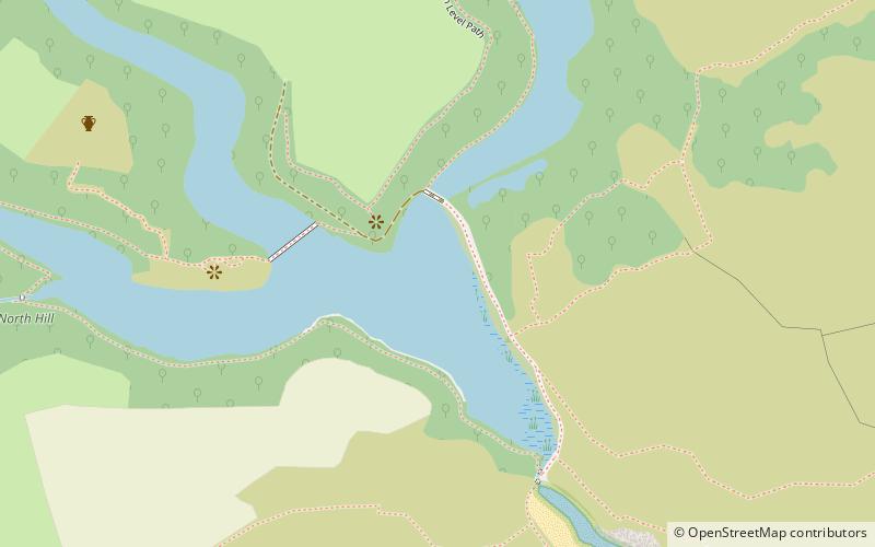 Bosherston lakes location map