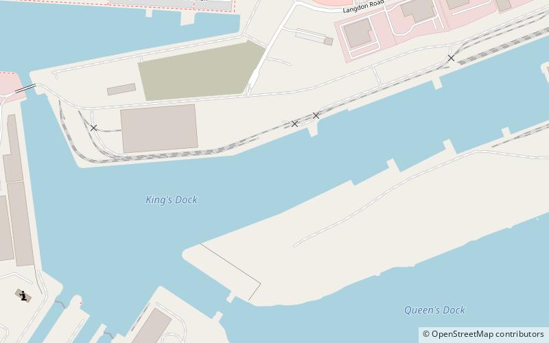 Swansea docks location map
