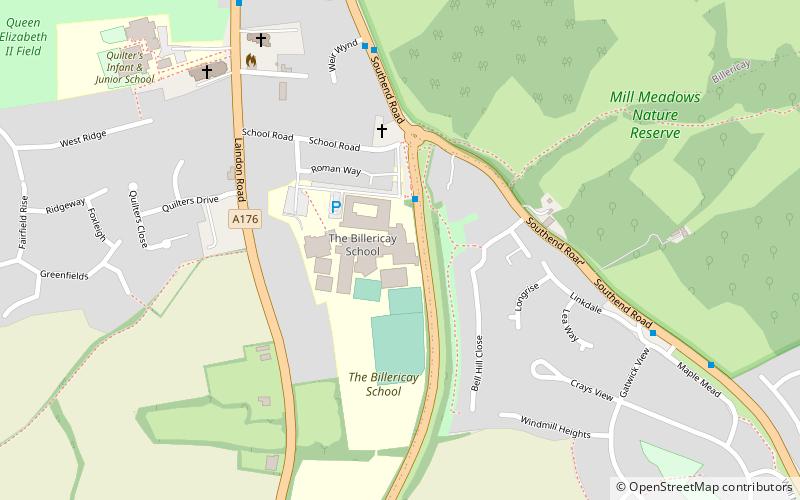 The Billericay School location map