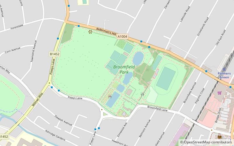 Broomfield Park location map