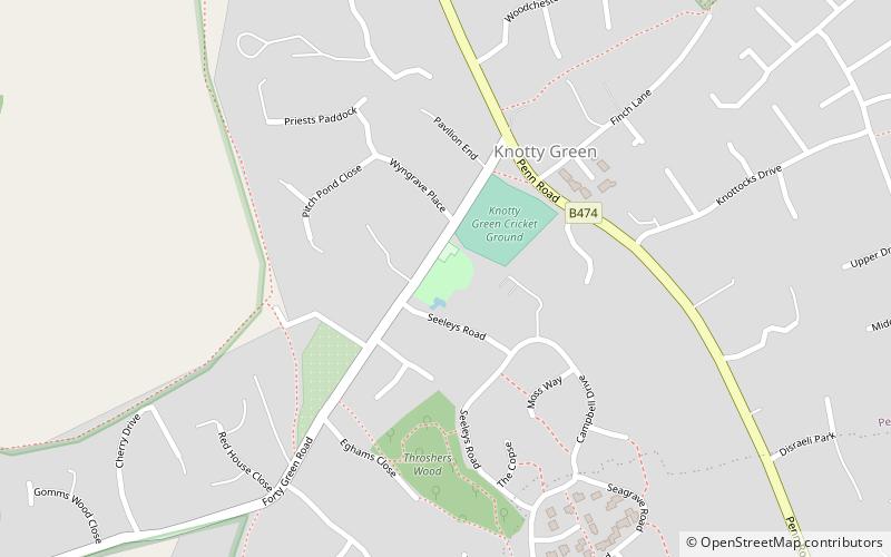 knotty green park beaconsfield location map