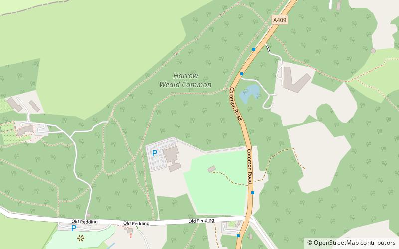Harrow Weald Common location map