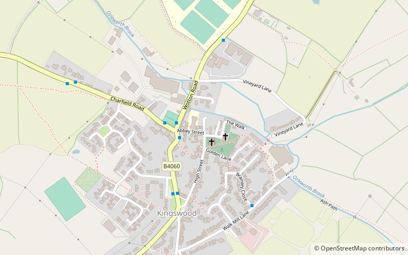 Abbaye de Kingswood location map