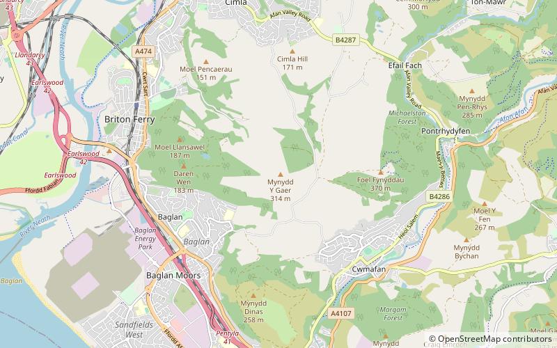 Buarth-y-Gaer location map