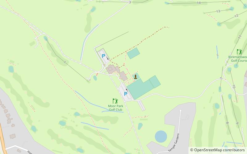 Moor Park location map