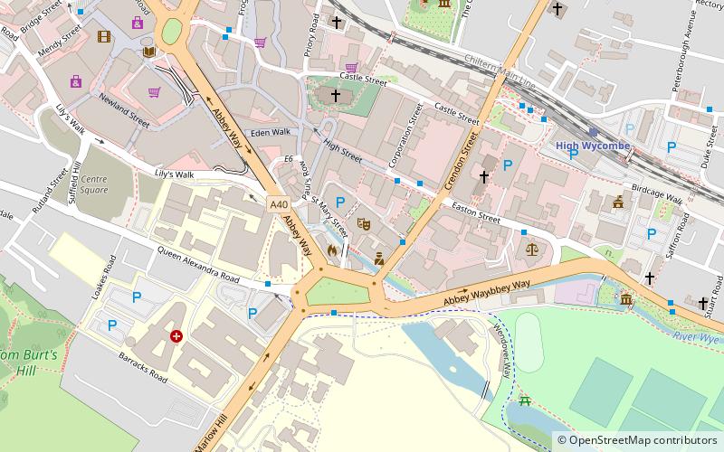 Wycombe Swan Theatre location map
