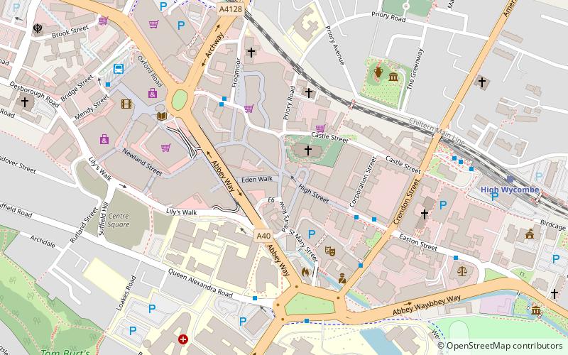 High Wycombe Guildhall location map