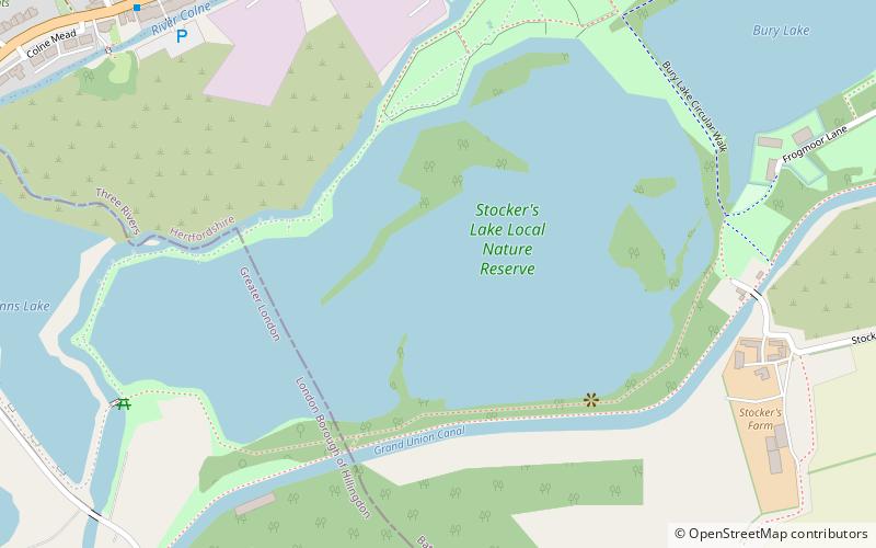 Stocker's Lake location map